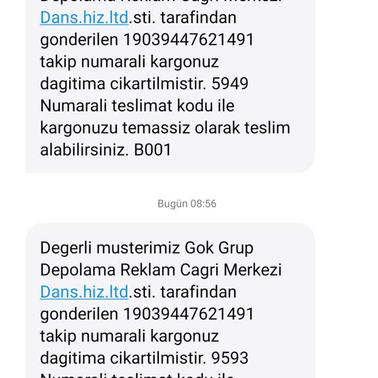 Kargo Teslimatında Yaşanan Sorun Ve İletişim Eksikliği