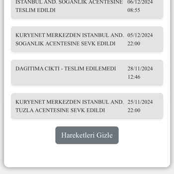 Kredi Kartı Teslimatında Kuryenet'in Yavaşlığına Tepki