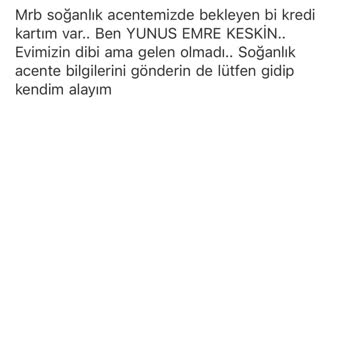 Kredi Kartı Teslimatında Kuryenet'in Yavaşlığına Tepki