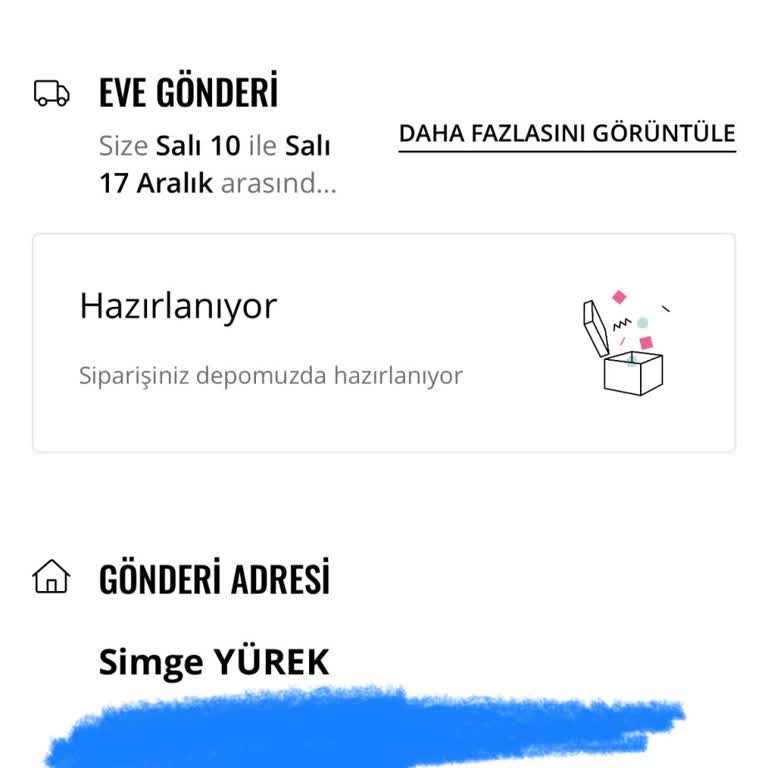 Siparişin Hazırlanma Süresindeki Belirsizlik
