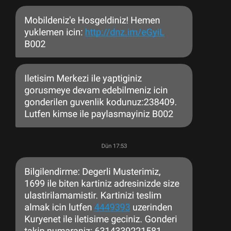 Denizbank Kart Teslimatında Yetersiz Bilgilendirme Ve Gecikme