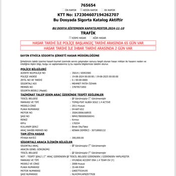 Eksik Ödeme: Ethica Sigorta'nın Haksız Kesintisi