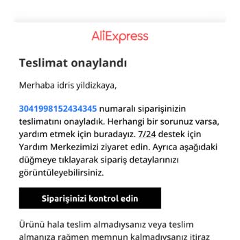 Teslim Edilmeyen Sipariş Ve Yanıltıcı Teslimat Bildirimi