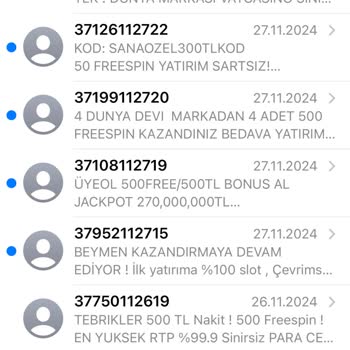 Vodafone'un Bitmeyen Spam SMS Sorunu