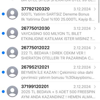 Vodafone'un Bitmeyen Spam SMS Sorunu