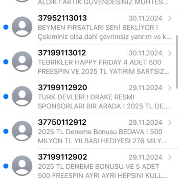 Vodafone'un Bitmeyen Spam SMS Sorunu