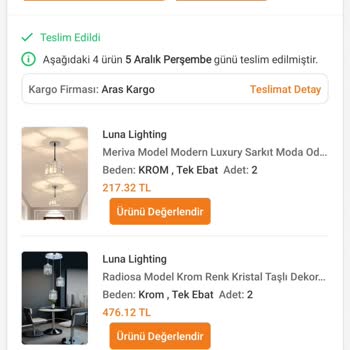 Yanlış Ve Eksik Ürün Teslimatı