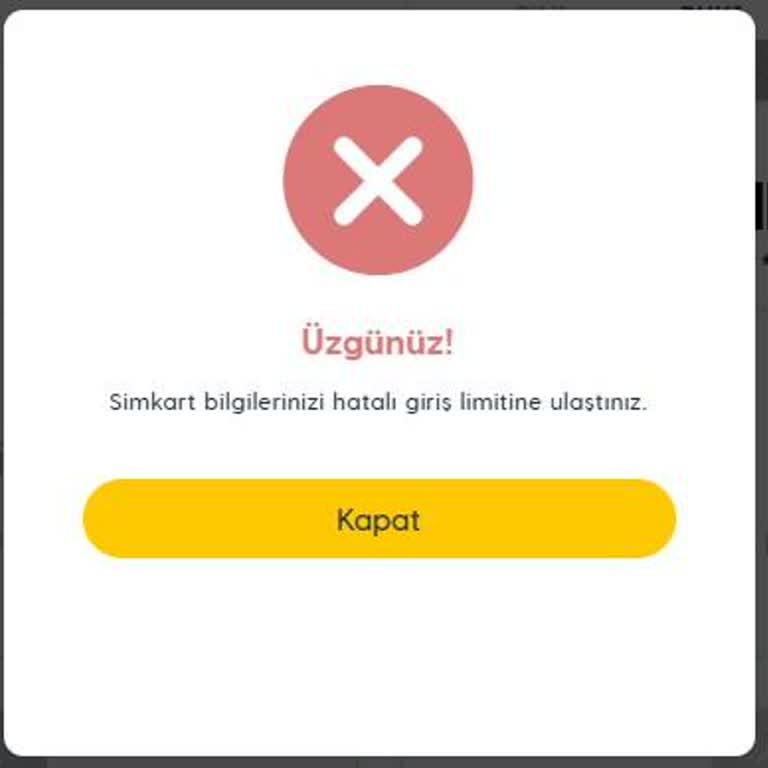 Turkcell'e Geçişte Sim Kart Hatası Sorunu