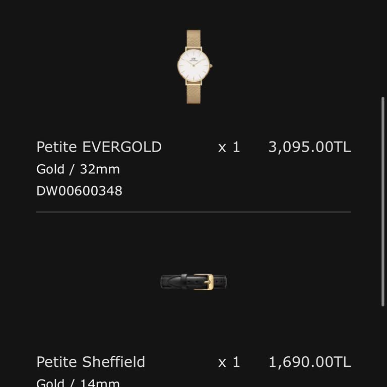 Daniel Wellington Siparişimde Eksik Ürün Ve İlgisiz Müşteri Hizmetleri