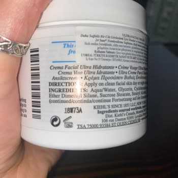 Requesting Replacement for Expired Kiehl's Ultra Facial Cream and Midnight Recovery Concentrate