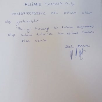 İzinsiz Yenilenen Sigorta Ve Geciken Para İadesi