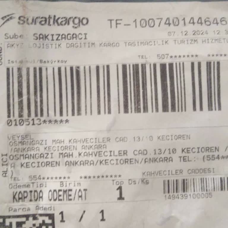 Yanlış Ürün Ve Kontrol Engeli: Sürat Kargo Mağduriyeti