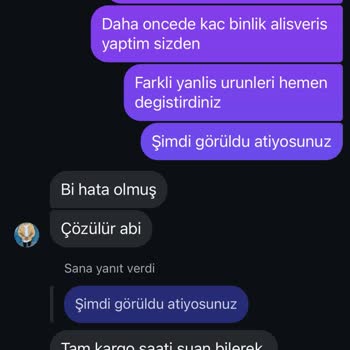 Yanlış Ürün Gönderimi Ve İade Sorunu