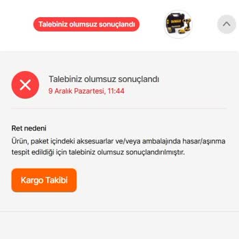 Hepsiburada Arızalı Ürün Ve İade Sorunu!