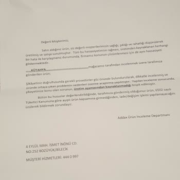 Keten Pantolonda Üretim Hatası