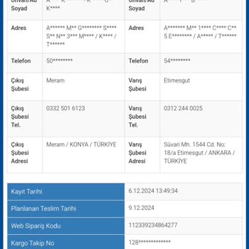 Kargo Teslimatında Yaşanan Aksaklık