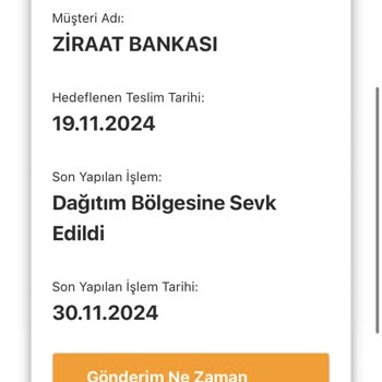 Ziraat Bankası Kartımın Teslimat Sorunu