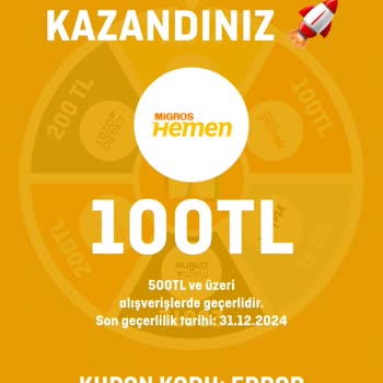 Migros Kampanya Kodu Sorunu Ve İletişimsizlik