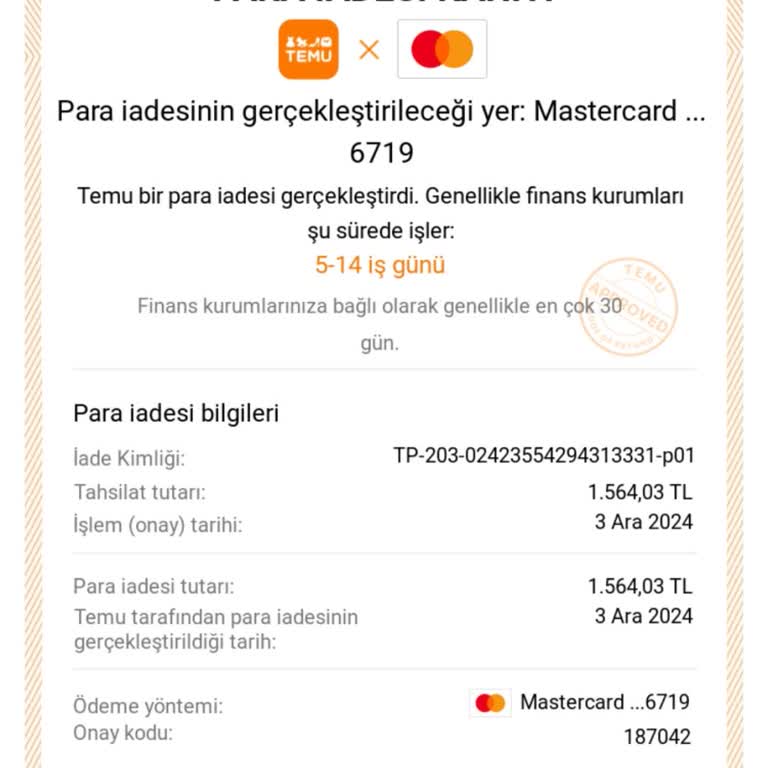 Temudan Alışveriş İadesi Sorunu: Acil Çözüm Bekliyorum