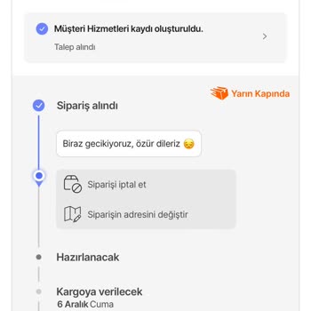 Hepsiburada'dan Geç Teslimat Ve İletişim Sorunu