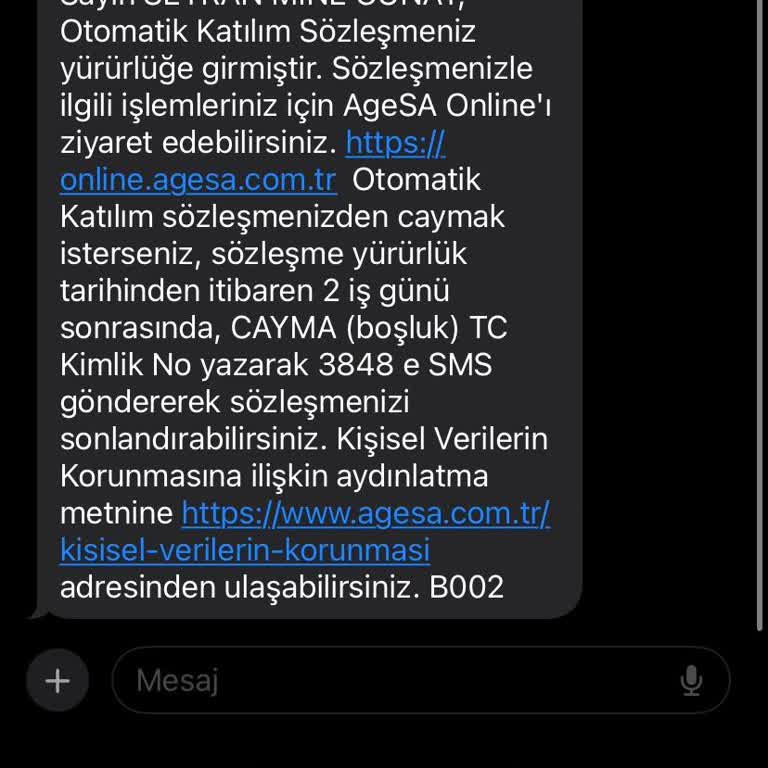Bilgim Dışında Gelen Mesaj Ve Hukuki Süreç Tehdidi