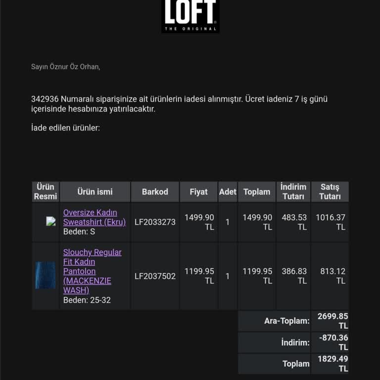 Geciken Para İadesi Sorunu