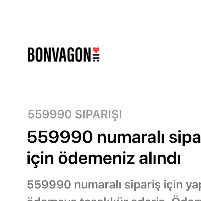 Bonvagon Sipariş Bilgisine Ulaşamama Ve İletişim Sorunları!