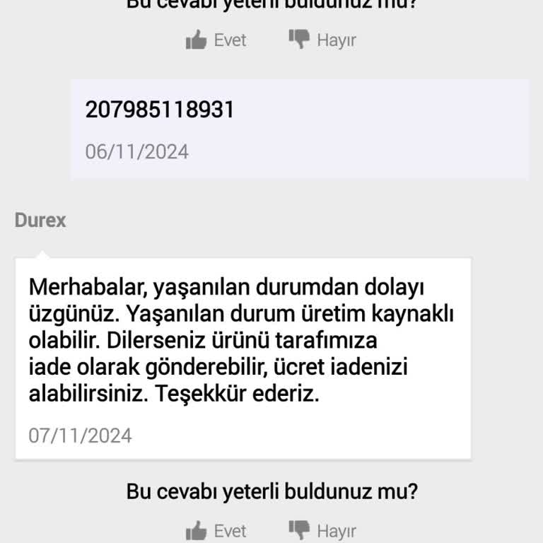 Defektes Durex-Produkt nach Aktion und keine Lösung vom Verkäufer