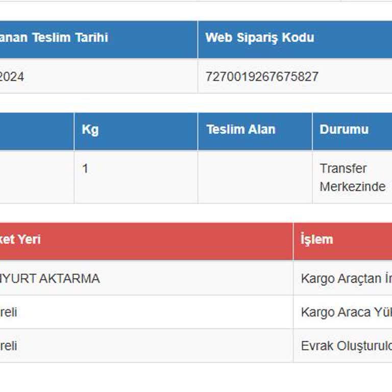Kargo Teslimatında Gecikme Ve İletişim Sorunu