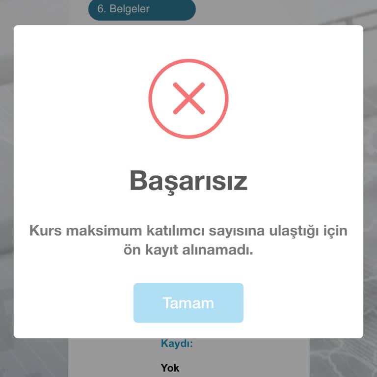 Yüzme Antrenörlük Kurslarında Kontenjan Sorunu