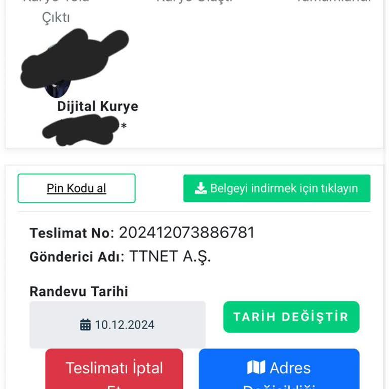 Türk Telekom Dijital Kurye İle İletişimsizlik Sorunu