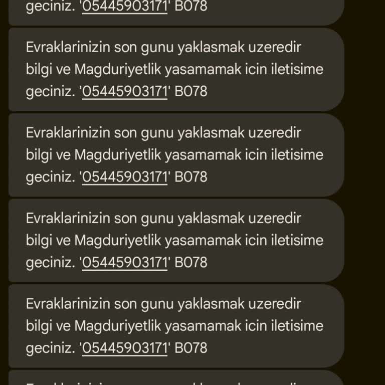 Yanıltıcı SMS Mesajları Ve Güvenlik İhlali