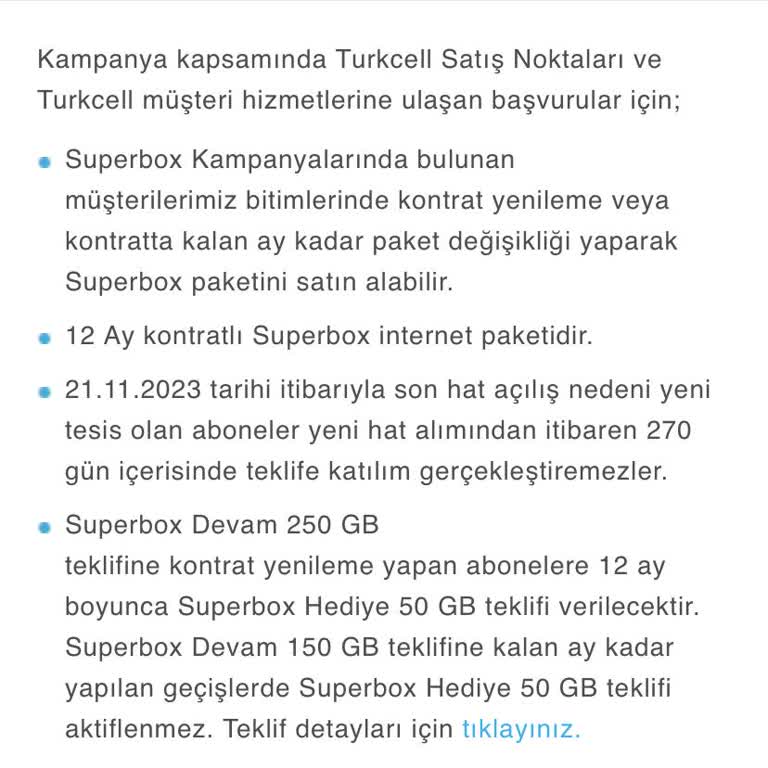 Turkcell Superbox'ta Hediye 50 GB Krizi