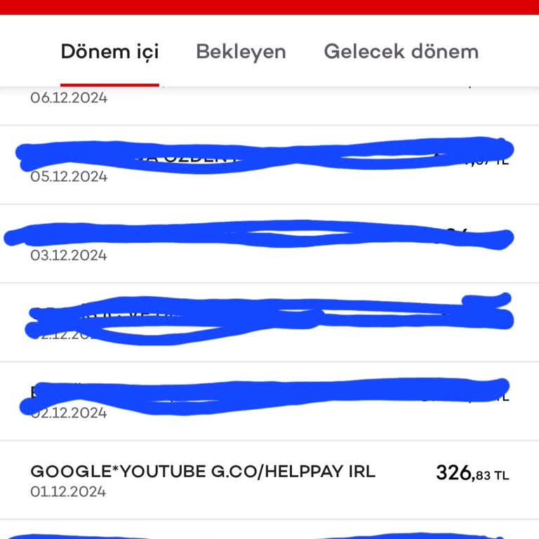 İzinsiz Google Harcaması Şikayeti