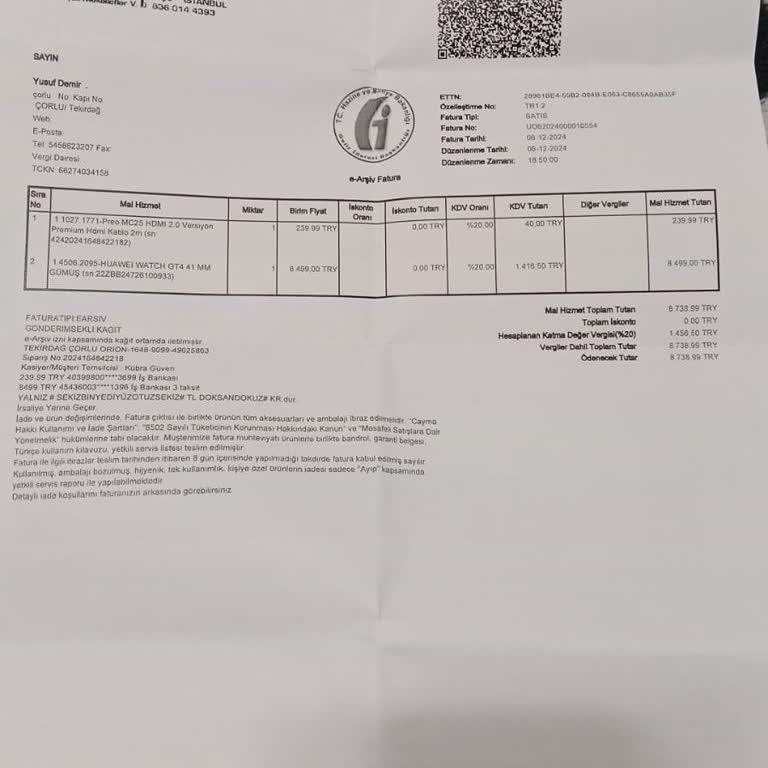 Yanlış Renk Akıllı Saat Şikayeti Ve Mağaza İlgisizliği