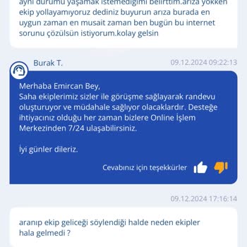 TurkNet Ekiplerinin Zamanında Müdahale Eksikliği Ve İnternet Kesintisi
