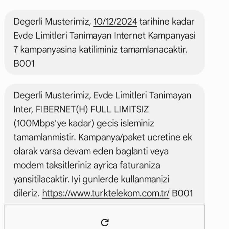 Türk Telekom'da Bilgim Dışında Yapılan Paket Değişikliği Sorunu