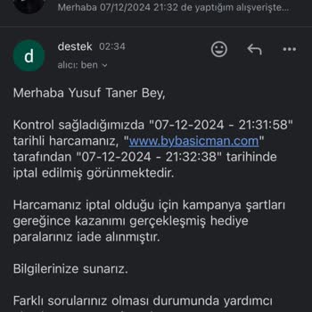 Kupon İadesi Ve Yavaş Destek Sorunu