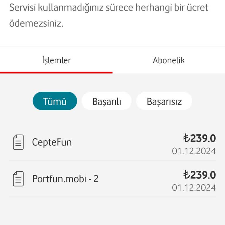 İzinsiz Mobil Ödeme Kesintisi
