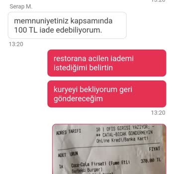 Yemeksepeti Ve Restoranın İlgisizliği Mağdur Ediyor