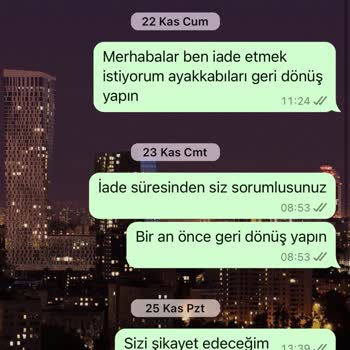 Yanlış Beden Ve Defolu Ürün Sorunu