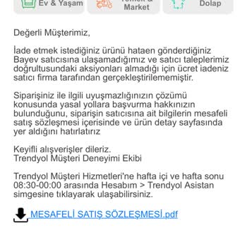 Yanlış İade Süreci Mağduriyeti