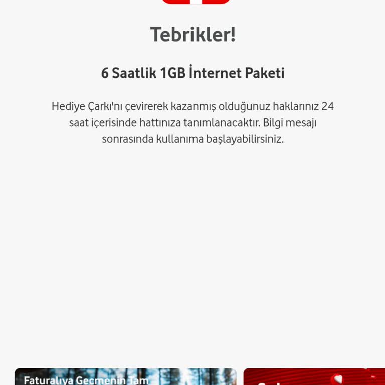 Vodafone İnternet Paketleri Hayal Kırıklığı