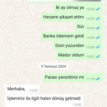 Kargo Ve Kurulum Sorunlarıyla Mağduriyet