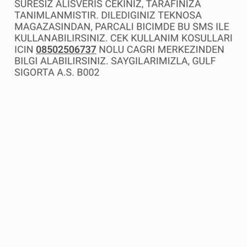 Yetersiz Hediye Çeki İle Mağduriyet