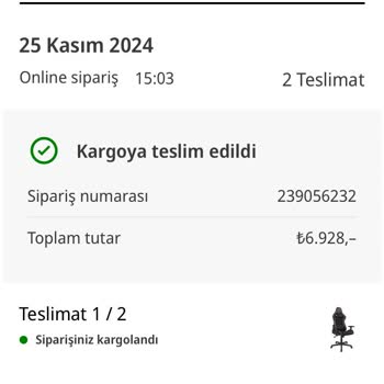 Beklentileri Karşılamayan Rampage Koltuk Teslimatı