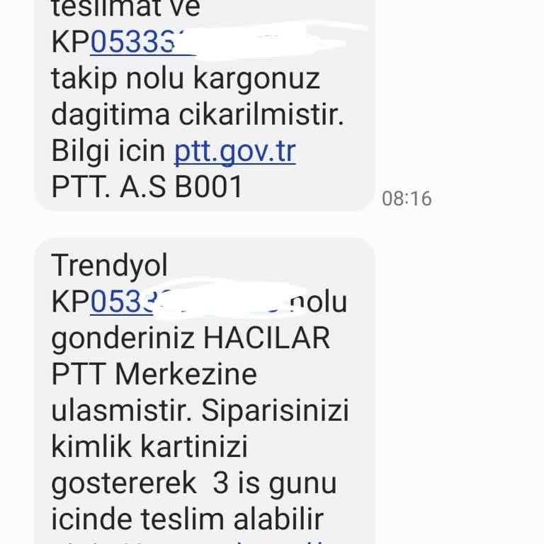 PTT Kargo'nun Eve Teslim Sorunu