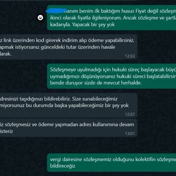 Sözleşme İhlali Ve Haksız Ücretlendirme Şikayeti