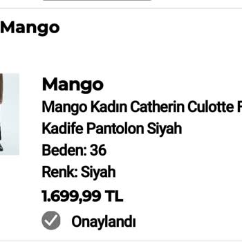 Teslim Edilmeyen Pantolonla İlgili Mağduriyet