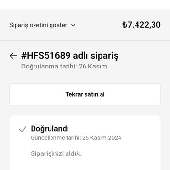 Siparişin Kargoya Verilmemesi Nedeniyle Yaşanan Mağduriyet